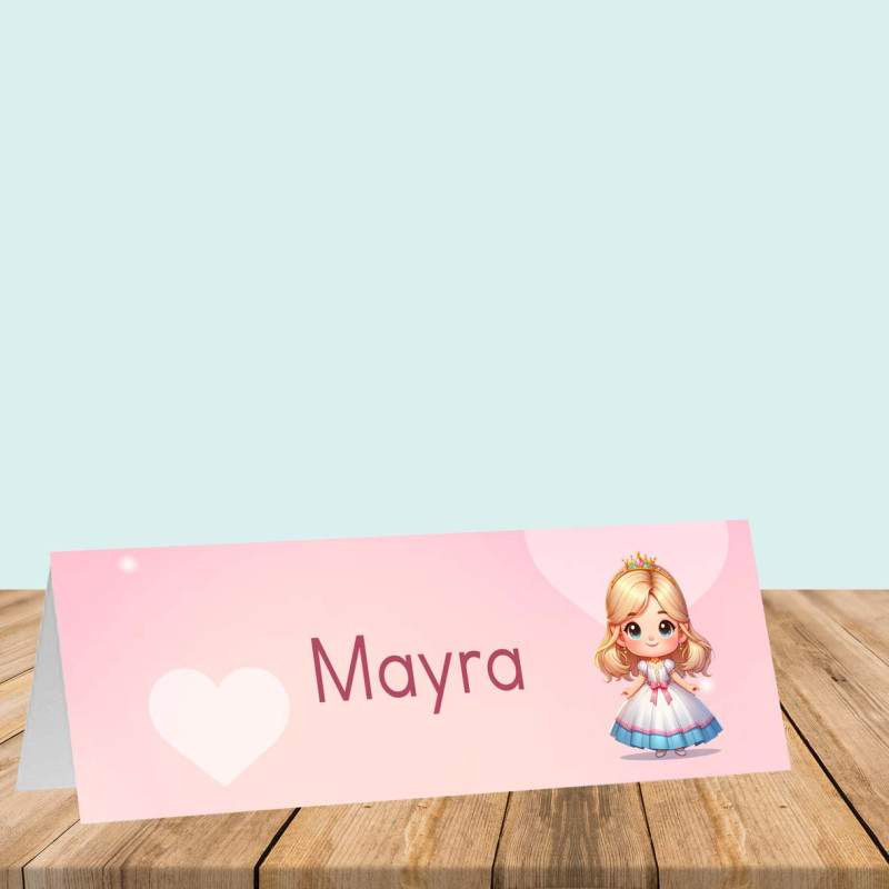 Marque-place chevalet