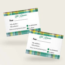 Carton Réponse Madras