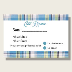 Carton Réponse Madras