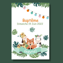 Faire-Part  Animaux de la Savane