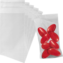Sachet alimentaire avec fermeture adhésive 6x10cm - Lot de 10