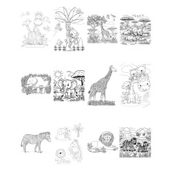 Livret d’activités enfant personnalisé – Le Royaume de la Savane