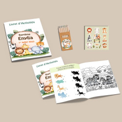 Livret d’activités jeux et coloriages Safari