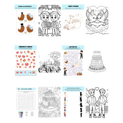Livret d'activités Jeux et coloriages Mariage