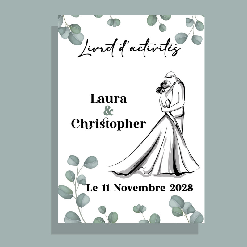 Livret d'activités Mariage Eucalyptus