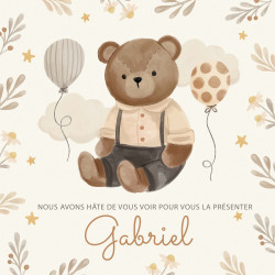 Faire-Part Naissance "Peluches Câlines"