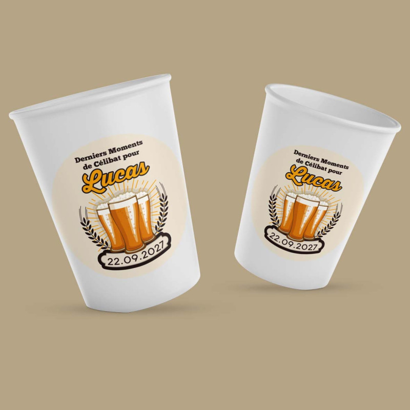 Stickers Gobelet "Soirée Bière"