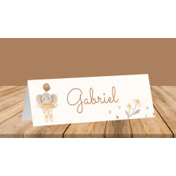 Marque-Place Chevalet "Peluches Câlines"