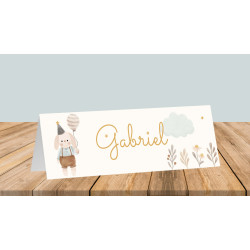 Marque-Place Chevalet "Peluches Câlines"