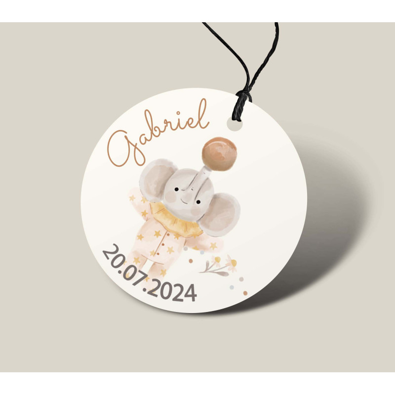 Étiquette Ronde Peluches Câlines