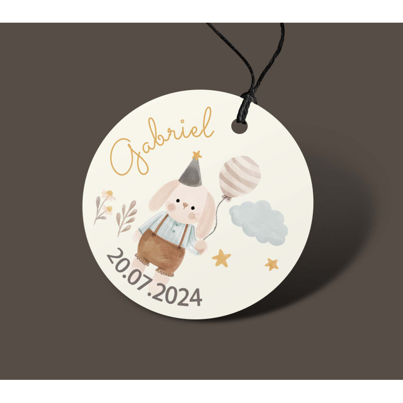 Étiquette Ronde Peluches Câlines