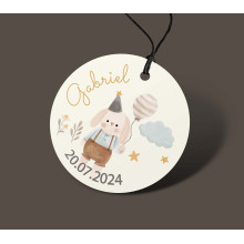 Étiquette Ronde Peluches Câlines