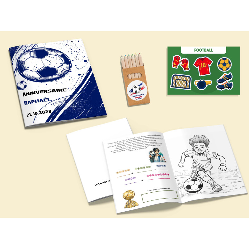 Livret d'activités jeux et coloriage thème Football 9-11 ans