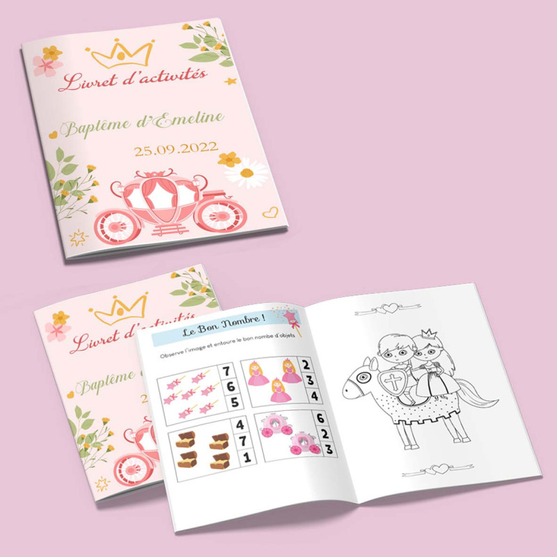 Livret d'activités Carosse Princesse