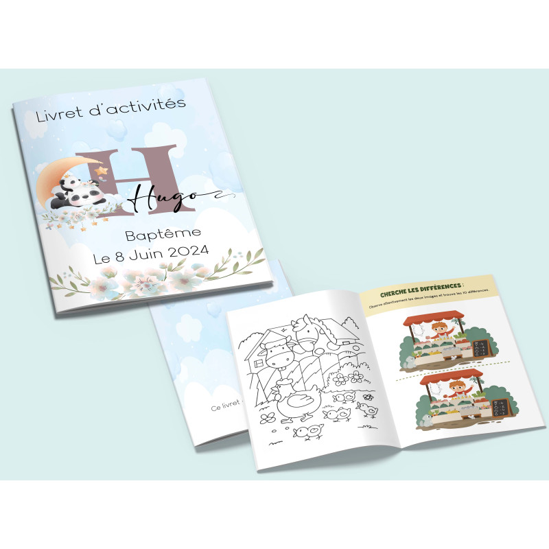 Livret d'Activités pour Enfants thème Panda