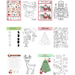 Livret d’activités de Noël Pro – Bonhomme Pain d’Épice – Dès 100 ex.