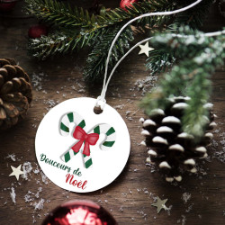Étiquette ou stickers Cadeau de Noël Personnalisée – Sucre d'Orge