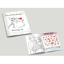 Livrets d’activités enfants – spécial mariage (minimum 100 ex.)