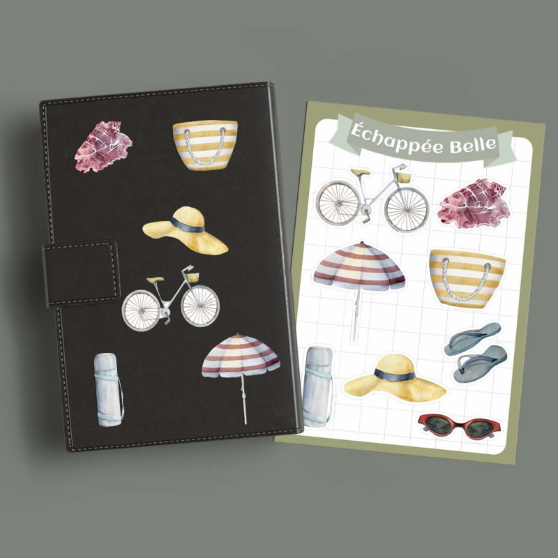 Feuille d'Autocollants "Échappée Belle"