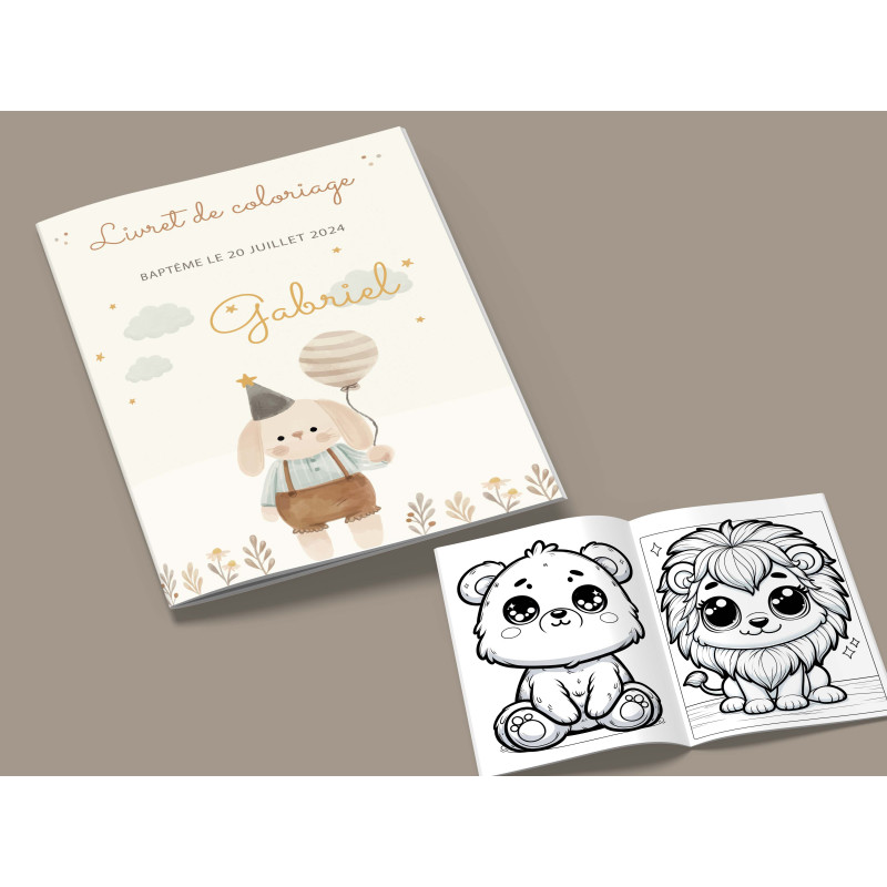 Livret de coloriage "Peluches Câlines"