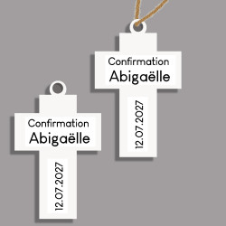 Étiquette Croix – Confirmation, Baptême, Communion