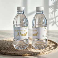 Étiquette bouteille d’eau – Thème Eucalyptus