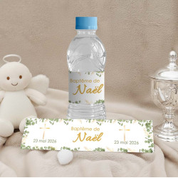 Étiquette bouteille d’eau – Thème Eucalyptus