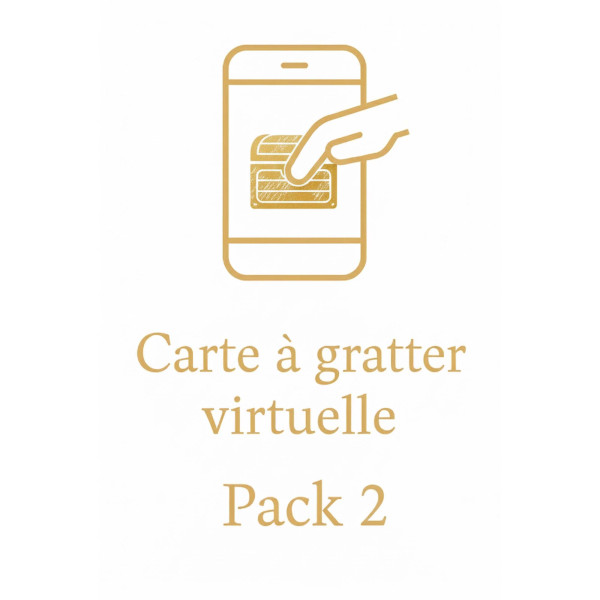 Carte à gratter virtuelle – Pack 2