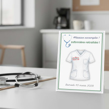 Invitation départ à la retraite – Infirmier / Infirmière