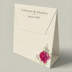 Boîte à dragées personnalisée - Collection "Jardin de Roses