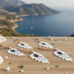 Étiquette Corse avec Tête de Maure 2A.2B