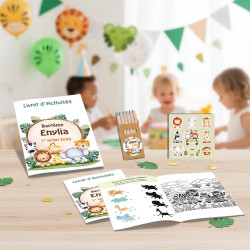 Livret d’activités jeux et coloriages Safari