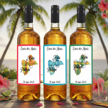 Étiquettes Bouteille Guadeloupe