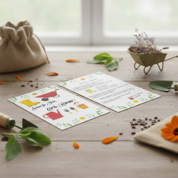 Invitation départ retraite jardinage – Pour les amoureux du potager