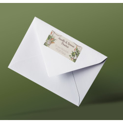 Étiquette d’adresse personnalisée – Collection Boho