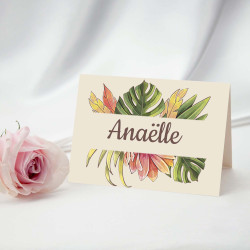 Marque-place chevalet personnalisé – Collection Boho