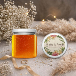 Pot en verre personnalisé – Collection Boho