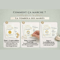 Tombola des mariés – Animation mariage avec tickets à gratter