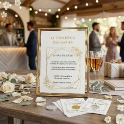 Tombola des mariés – Animation mariage avec tickets à gratter