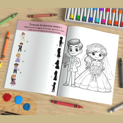 Livret d’activités enfants mariage à imprimer – homme/femme