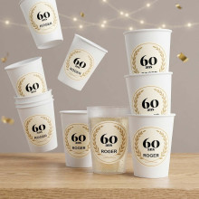 Sticker gobelet anniversaire – Laurier d'Or