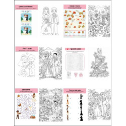 Livret d’activités mariage créole – Jeux et coloriages enfants