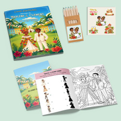 Livret d’activités mariage créole – Jeux et coloriages enfants