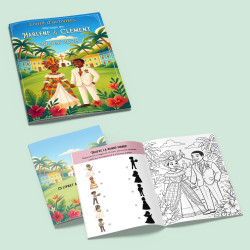 Livret d’activités mariage créole – Jeux et coloriages enfants