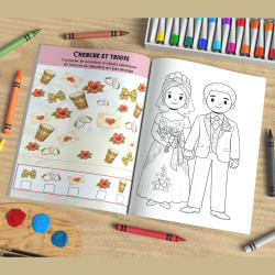 Livret d’activités mariage créole à imprimer – Jeux et coloriages enfants