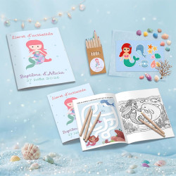Livret jeux et coloriages thème sirène
