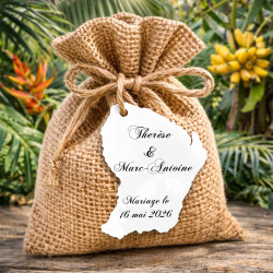 Étiquette Guyane personnalisée – carte Guyane 973