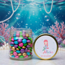 Pot en verre Baptême/Anniversaire