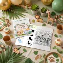 Livret d’activités jeux et coloriages Safari