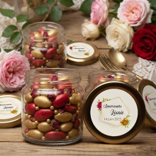 Pot en verre personnalisé – Collection Jardins de Roses